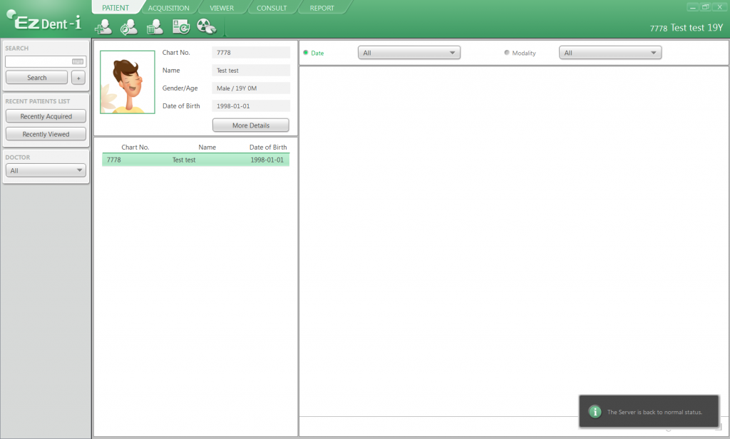 How to import CT image into EzDenti GreenCT